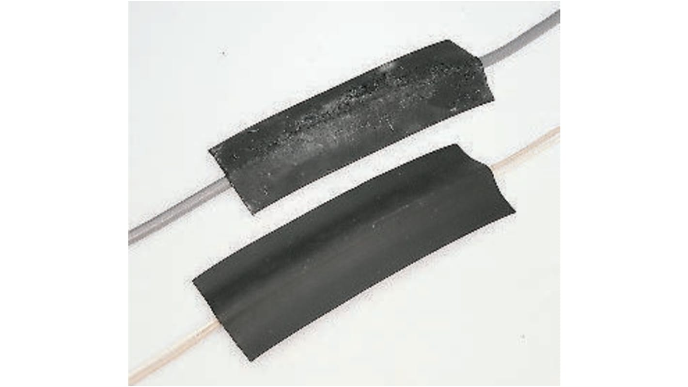 Vulcascot 9m Black Cable Cover in Rubber, 30mm Inside dia.