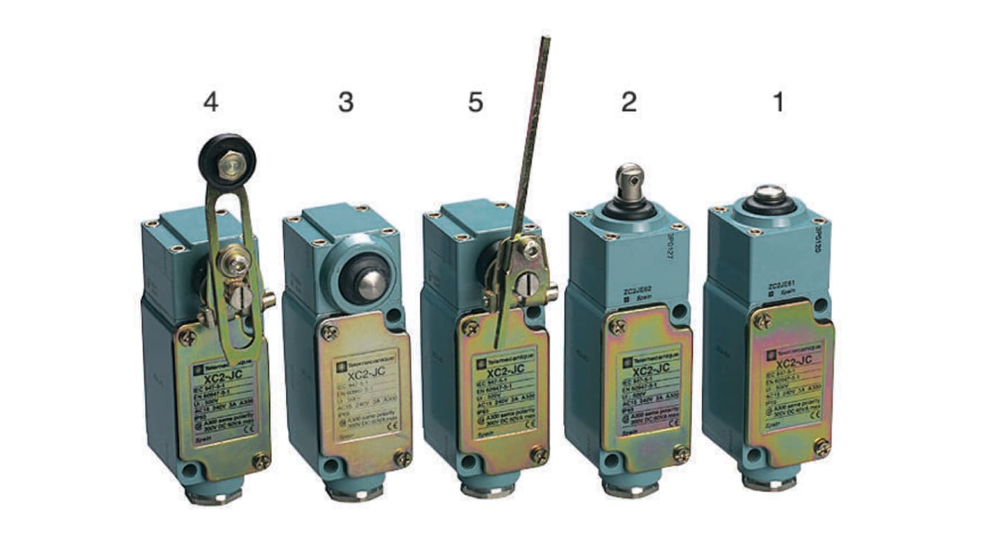 Telemecanique Sensors OsiSense XC Series Limit Switch, NO/NC, IP65, SP, Metal Housing, 600V ac Max, 10A Max