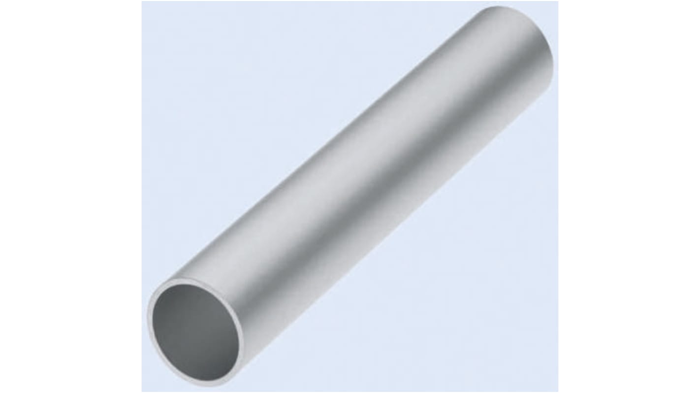 Rose+Krieger Silver Steel Round Tube, 2000mm Length, Dia. 40mm