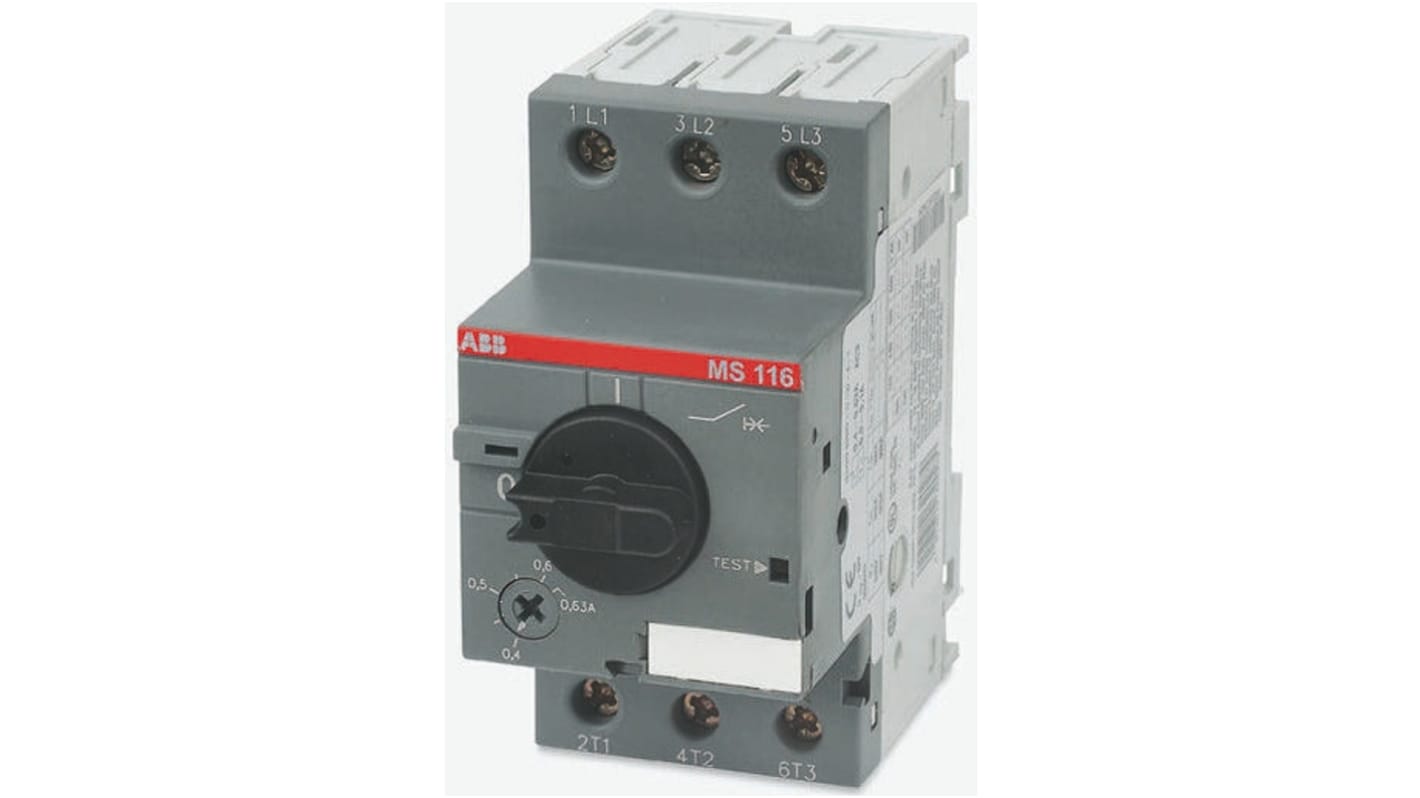 ABB 690 V ac Motor Protection Circuit Breaker - 3P Channels