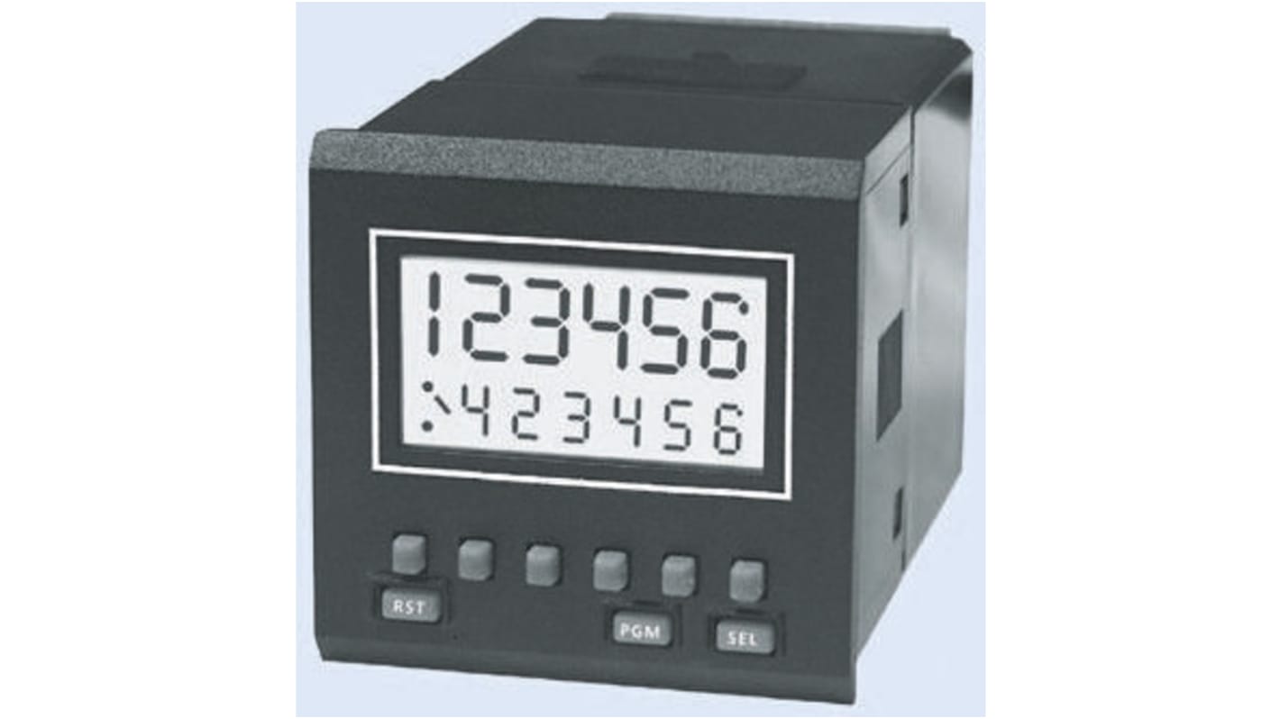 Trumeter Counter, 6 Digit, 10kHz, 10 → 26 V dc, 85 → 265 V ac