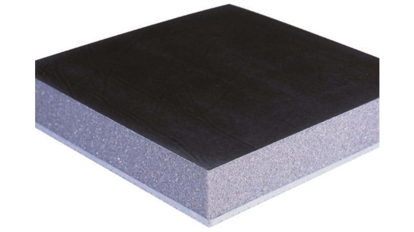 Paulstra Hutchinson PUR Foam Acoustic Insulation, 700mm x 500mm x 25mm