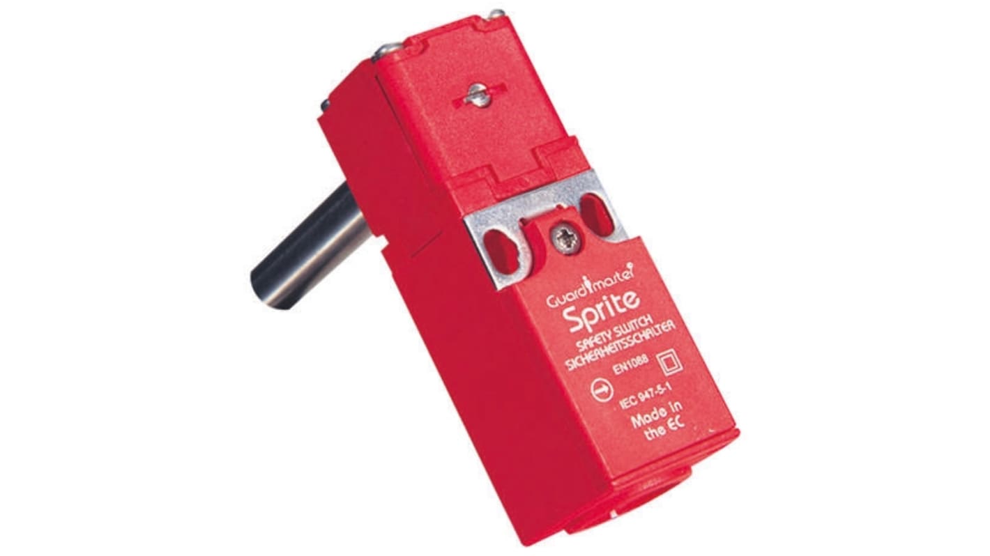 Allen Bradley Guardmaster 安全铰链开关, 常开/常闭, 80mm轴长, 440H系列