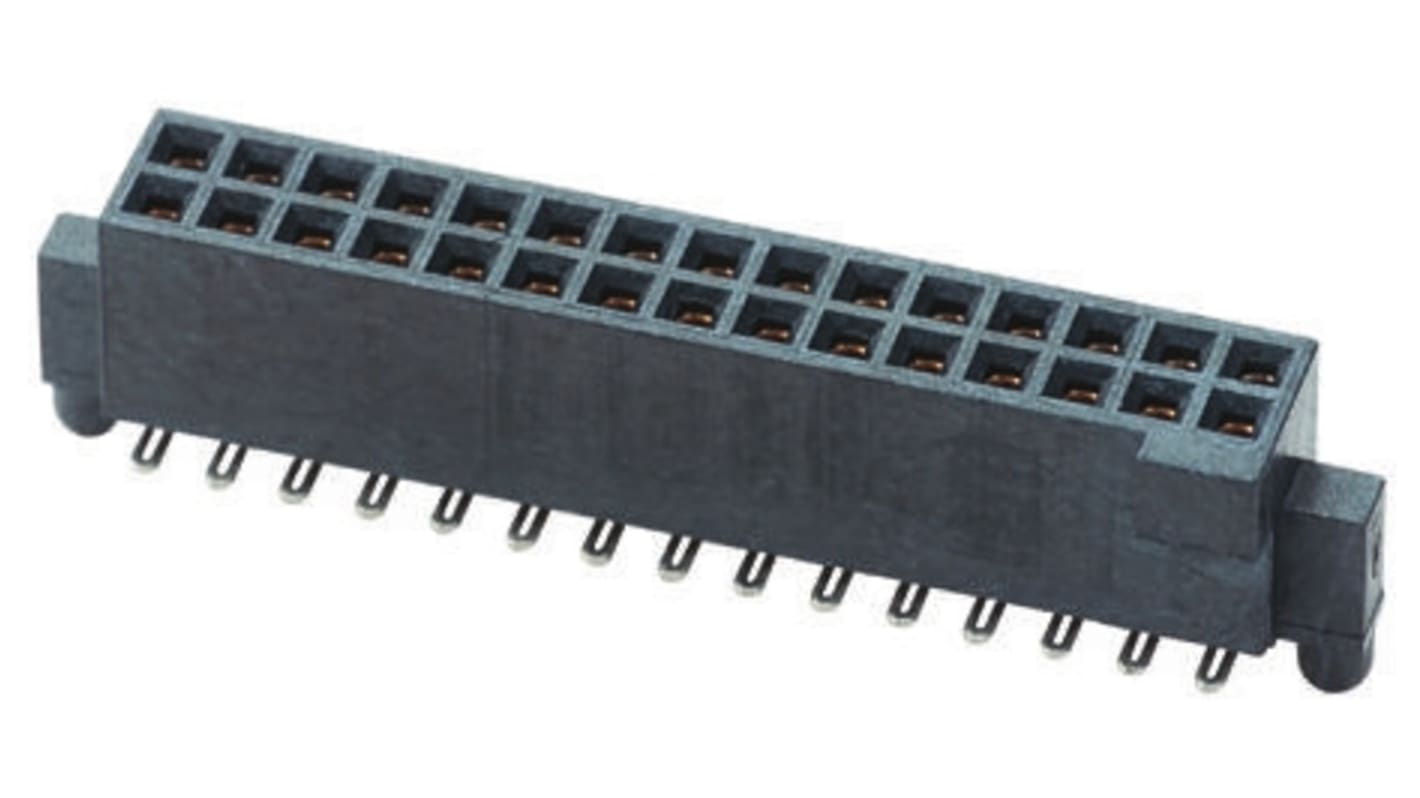 Gniazdo PCB 60 -pinowe 2 -rzędowe raster: 1.27mm typu płytka – płytka Proste SMD