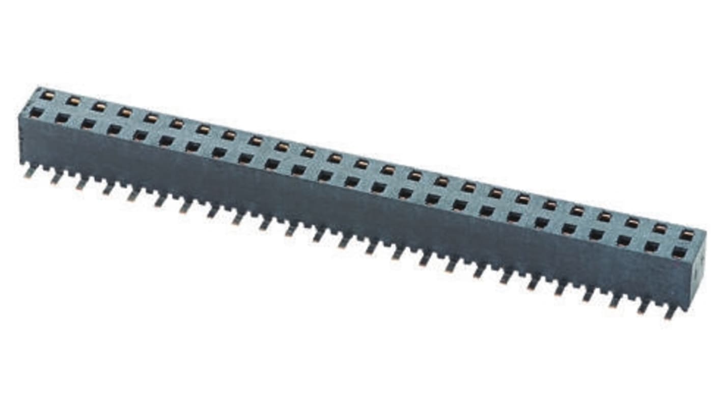 Gniazdo PCB 40 -pinowe 2 -rzędowe raster: 2mm Listwa gniazdowa Proste SMD