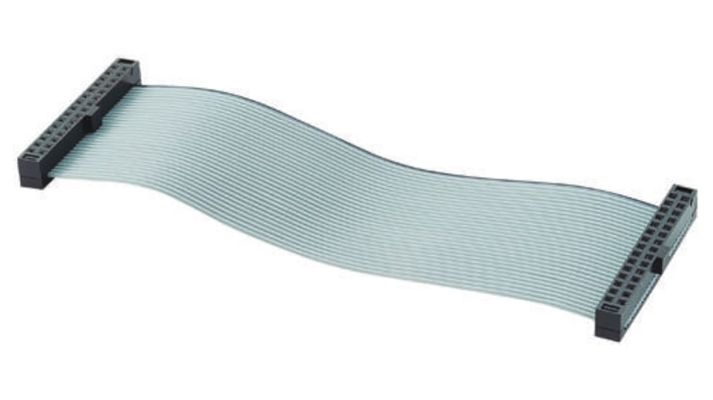 Samtec FFMD Series Flat Ribbon Cable, 1.27mm Pitch, 203.2mm Length, Tiger Eye IDC to Tiger Eye IDC