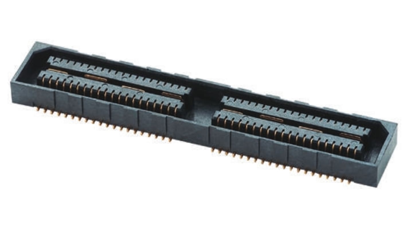 Gniazdo PCB 120 -pinowe 2 -rzędowe raster: 0.8mm Listwa gniazdowa Proste SMD