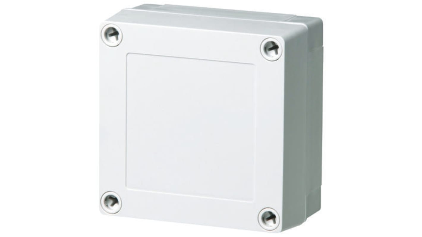 Fibox, ABS樹脂, 180 x 180 x 125mm, IP66, IP67, グレー