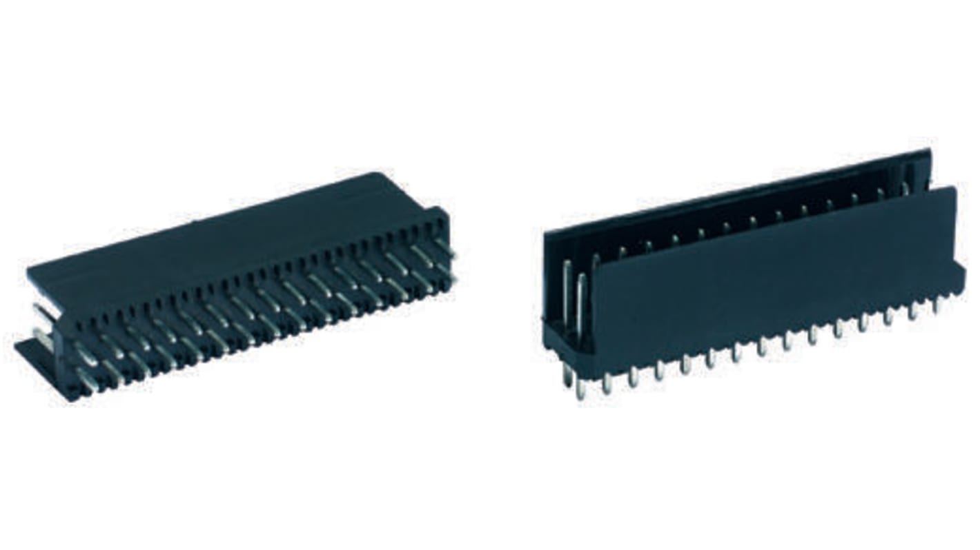 Wurth Elektronik 475 Series Straight Through Hole PCB Header, 6 Contact(s), 2.54mm Pitch, 2 Row(s), Shrouded