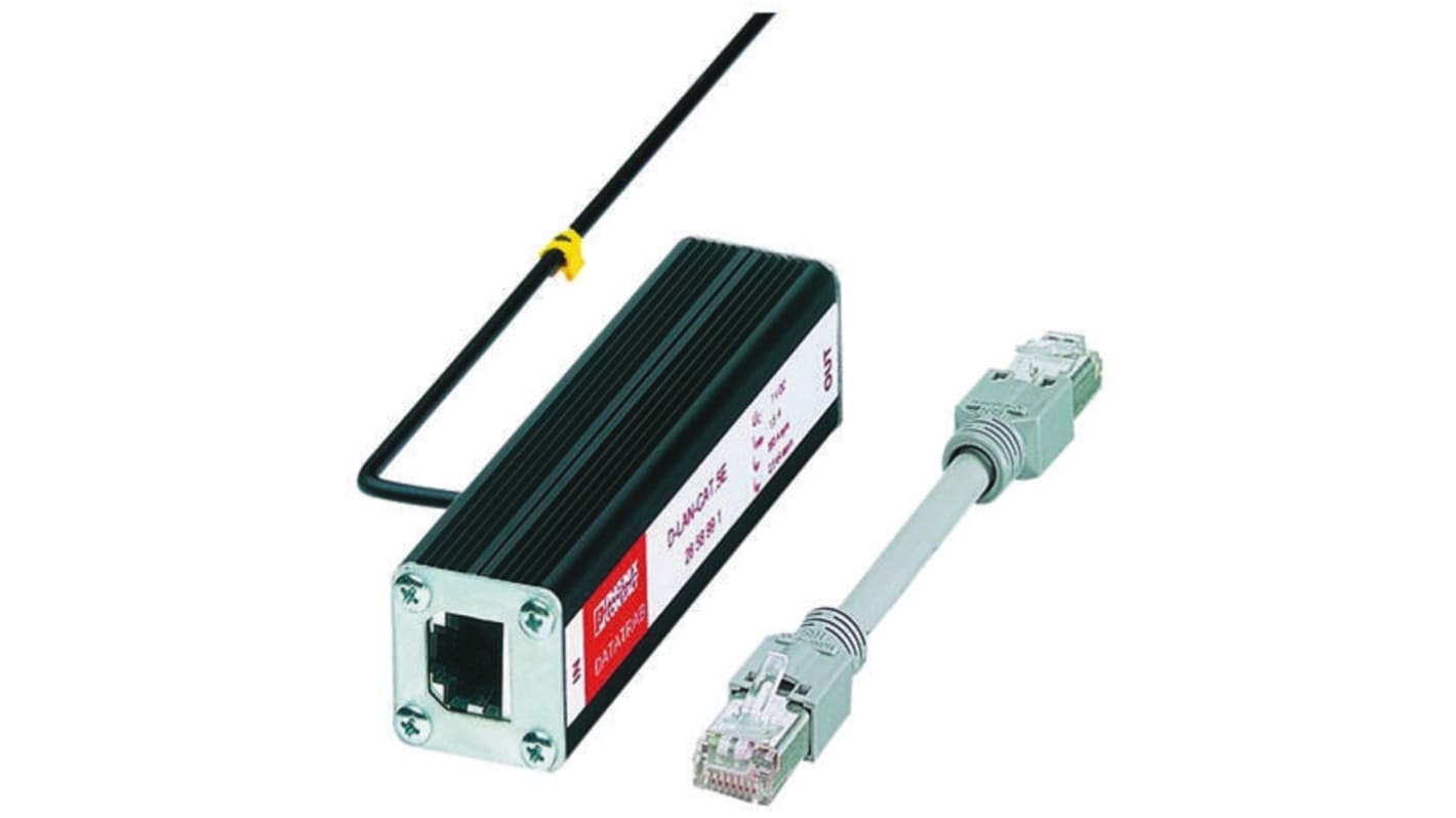 Phoenix Contact, D-LAN-CAT.5E Surge Protection Device 7 V dc Maximum Voltage Rating 2.5kA Maximum Surge Current