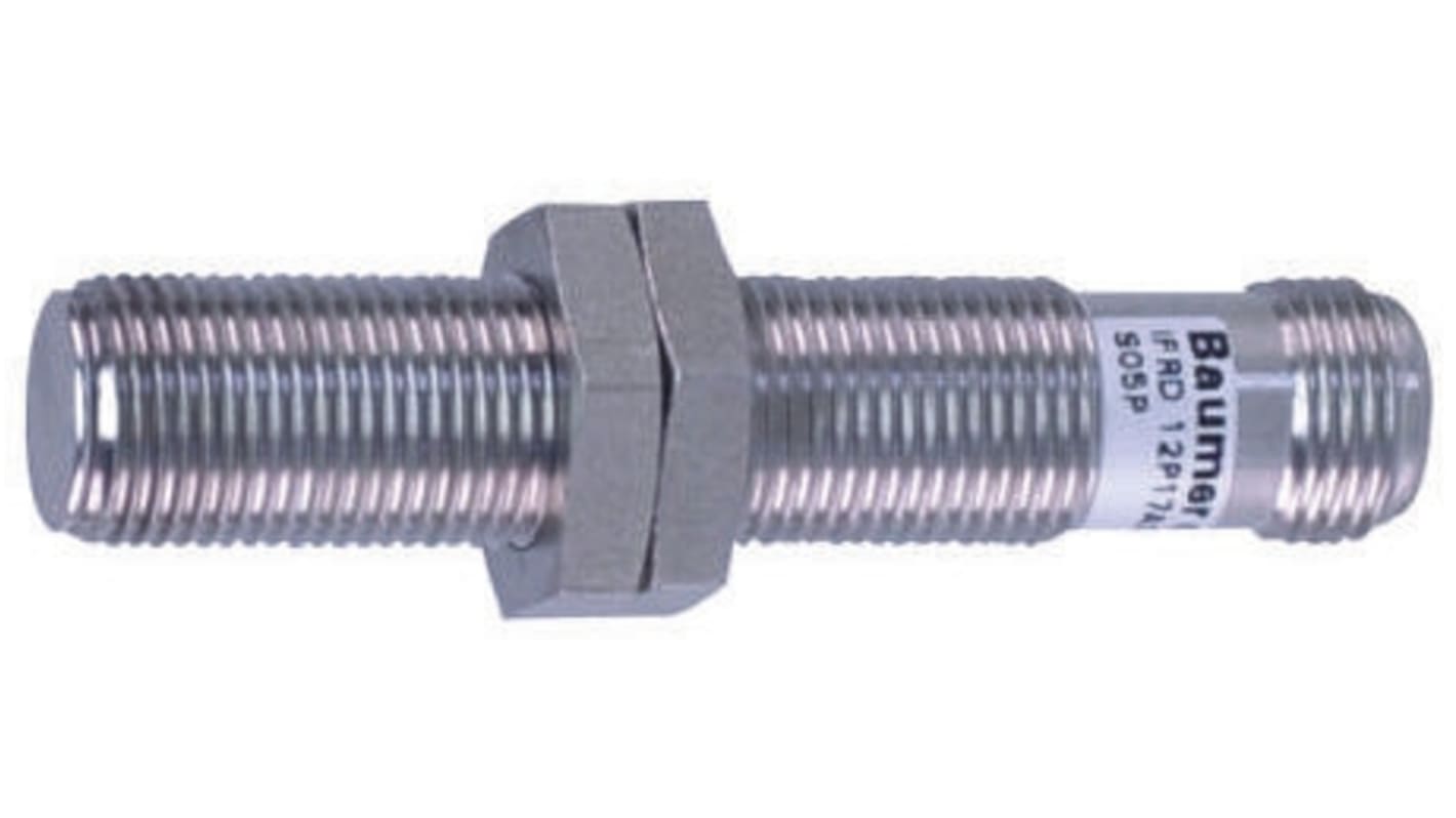Rs-Online Sensore di prossimità Cilindro filettato Baumer M12 rilevamento 4 mm 10 → 30 V c.c