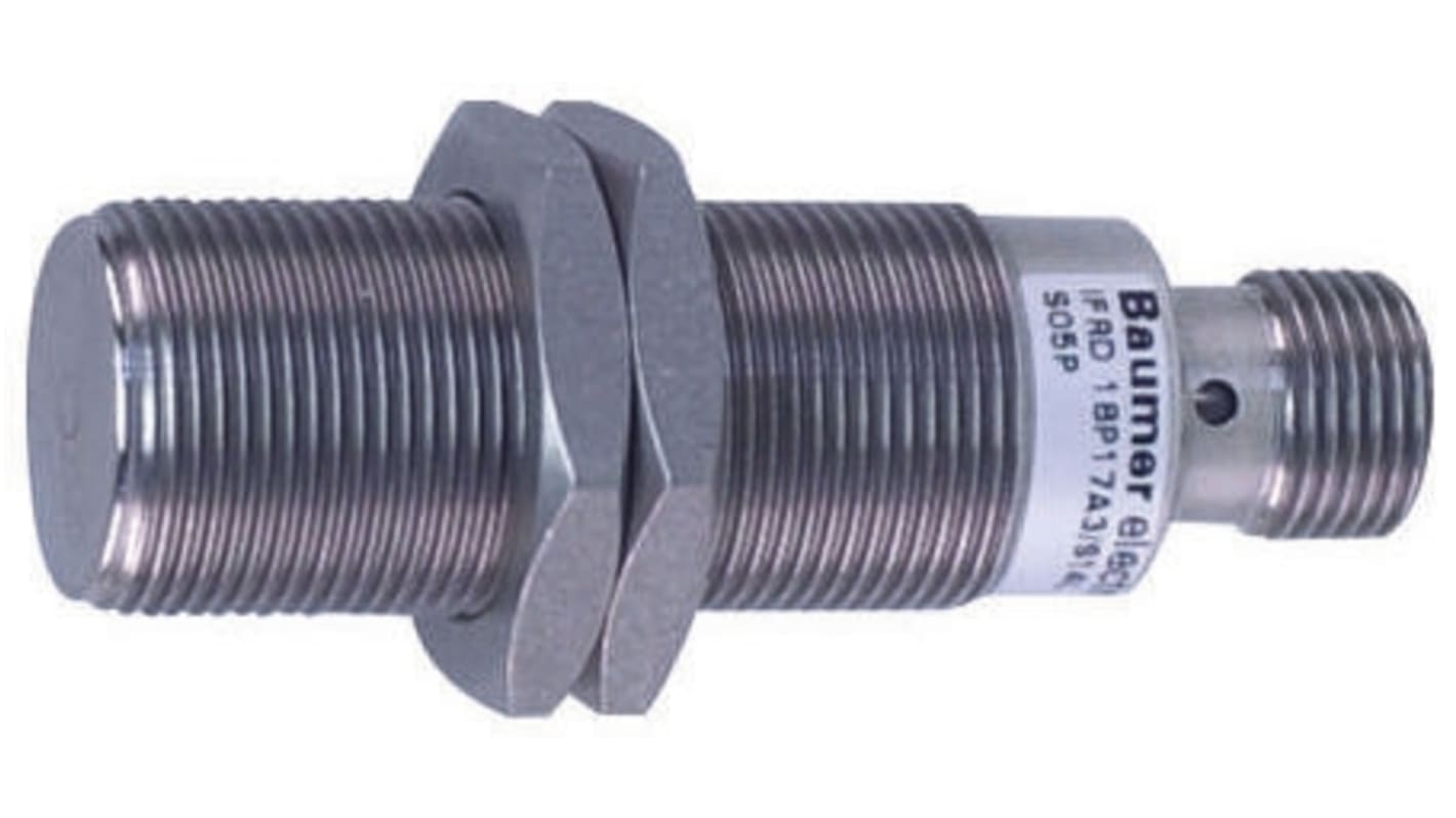 Rs-Online Sensore di prossimità Cilindro filettato Baumer M18 rilevamento 6 mm 10 → 30 V c.c
