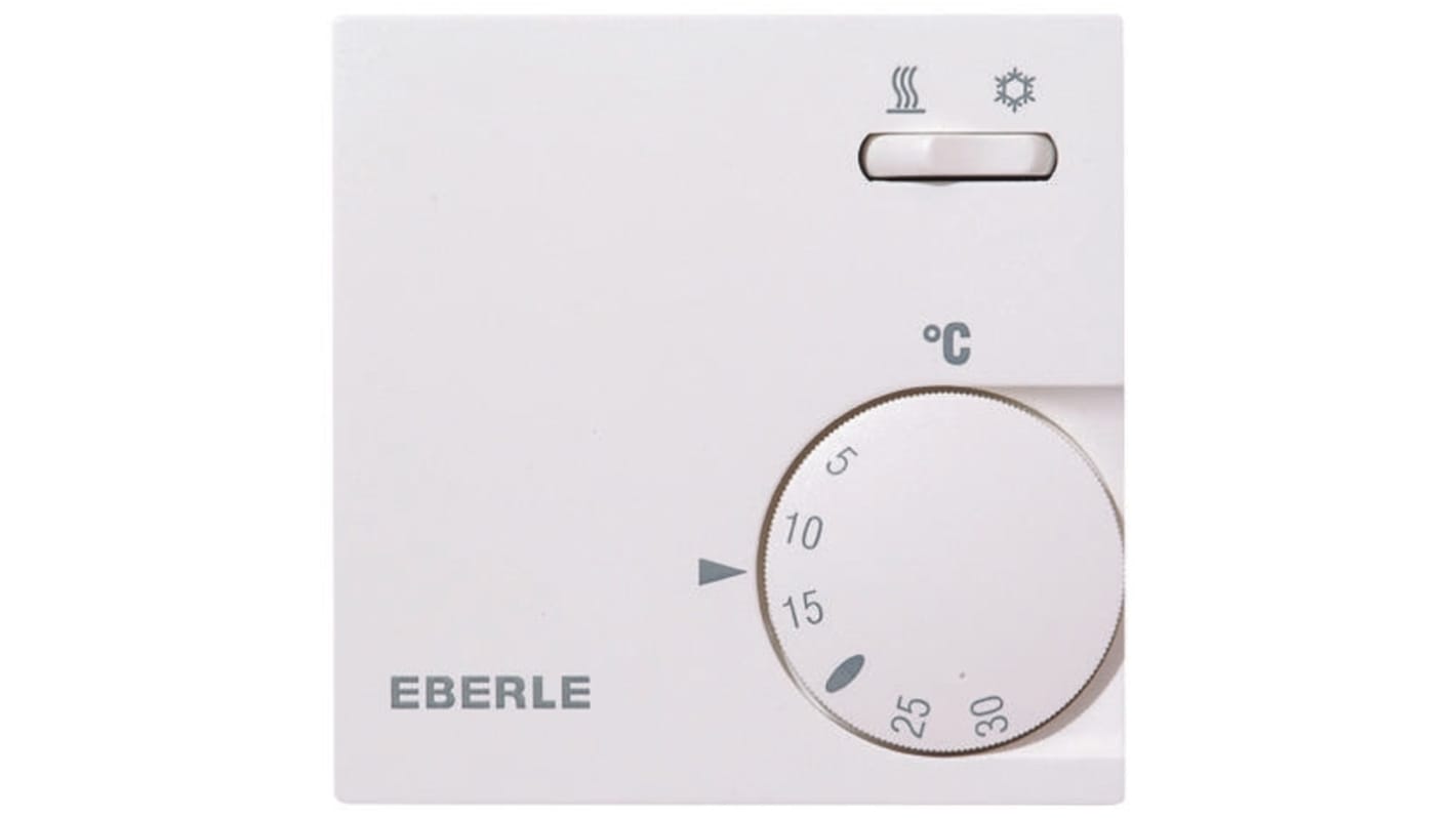 Eberle Changeover Thermostats, 2A, 230 V ac, +5 → +30 °C