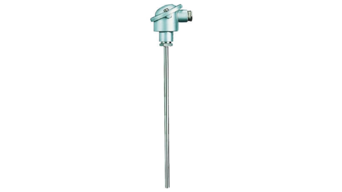 Jumo PT100 RTD Sensor, 6mm Dia, 100mm Long, 3 Wire, G1/2, Class B +100°C Max