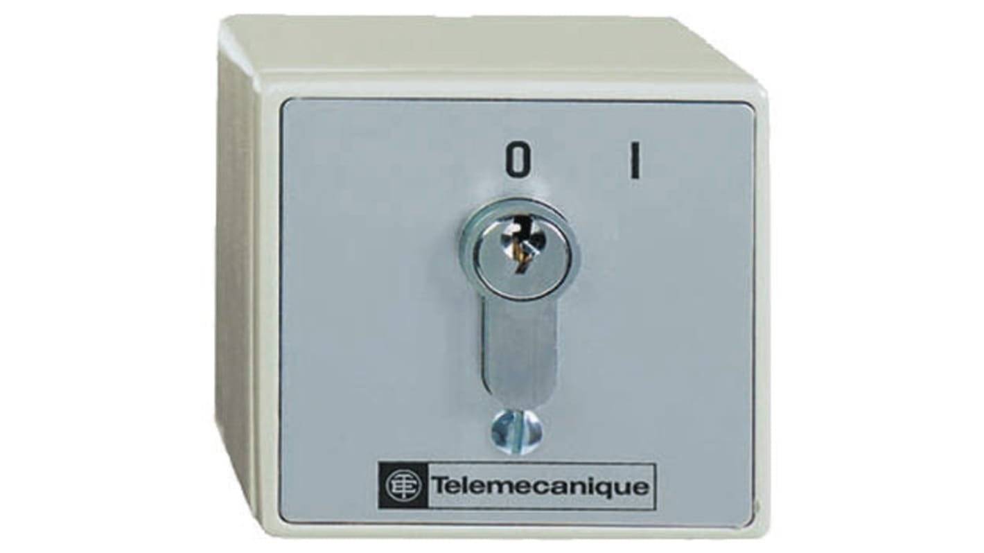 Interrupteur de station de commande Schneider Electric série Harmony XAP SPST Alliage de zinc IP54 Retour par ressort