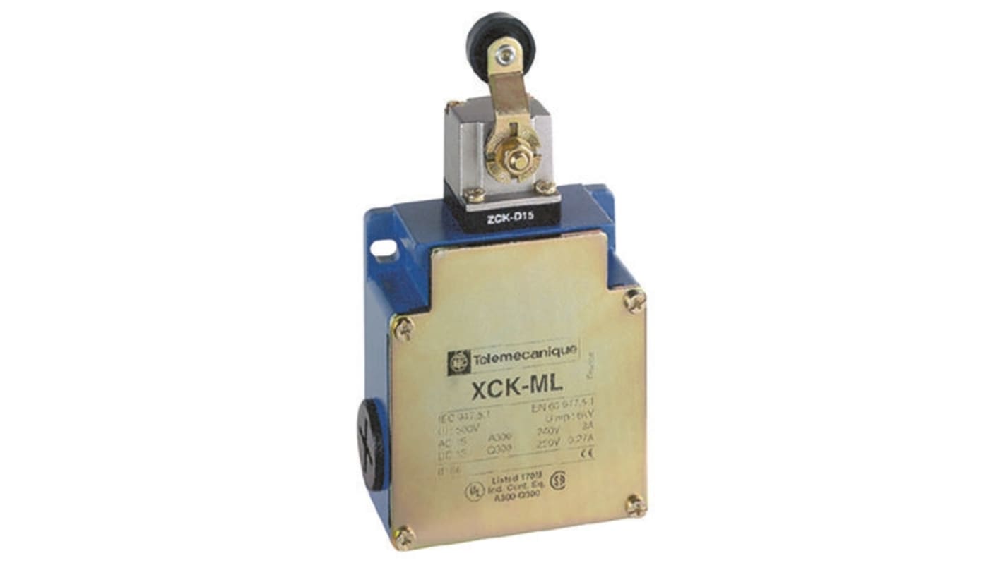 Final de carrera con Émbolo Telemecanique Sensors OsiSense XC, 4P, NA/NC, 240V, 10A, IP66