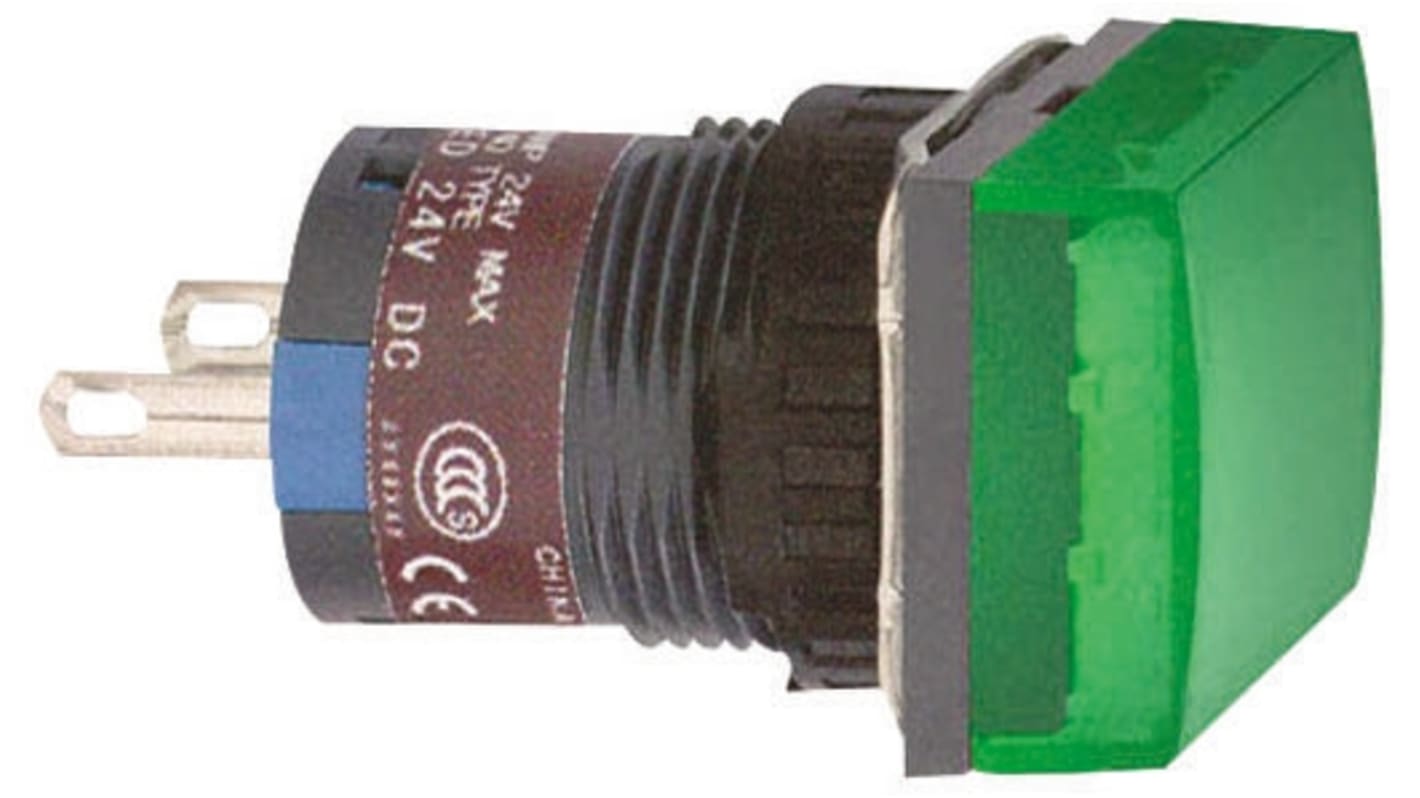 Schneider Electric Leuchtmelder Harmony XB6, 24V Rot, Ausschnitt-Ø 16mm LED Tafelmontage IP 65 Schnellverbindung