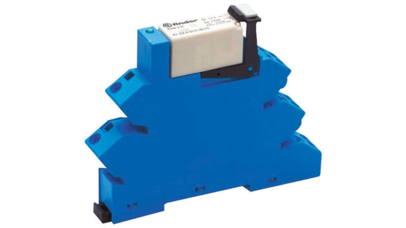 Finder 38 Series Interface Relais 12V ac/dc, 2-poliger Wechsler DIN-Schienen 400V