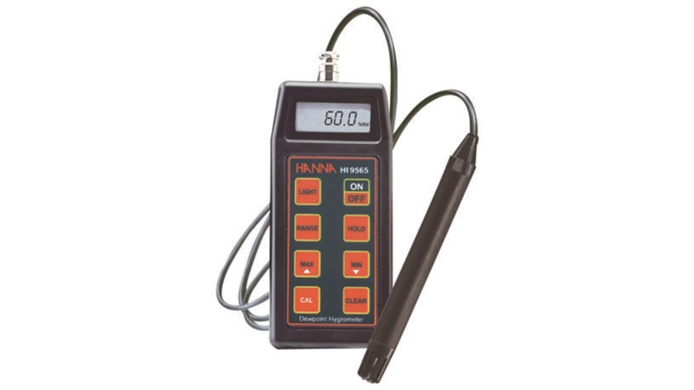 Termoigrometro Palmare Hanna Instruments HI 9564, +60°C max., 95%RH max., Cert. ISO