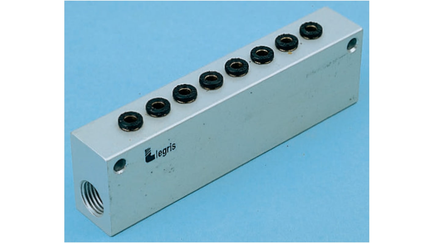 Legris 3310 series 6 station G 1/2 Manifold