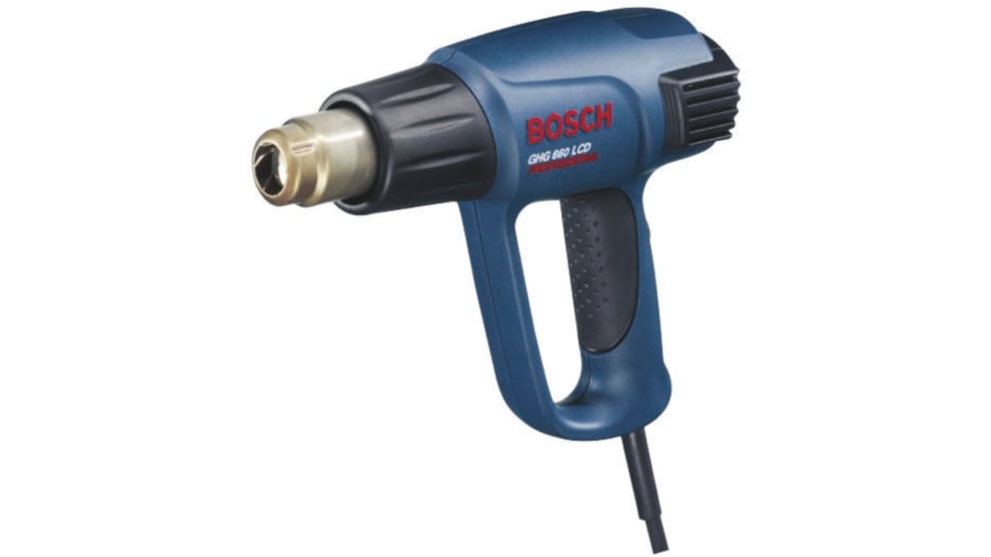 Pistola termica Bosch GHG 660, 2.3kW, 220 → 240V, +660°C max, Tipo C - EuroPlug