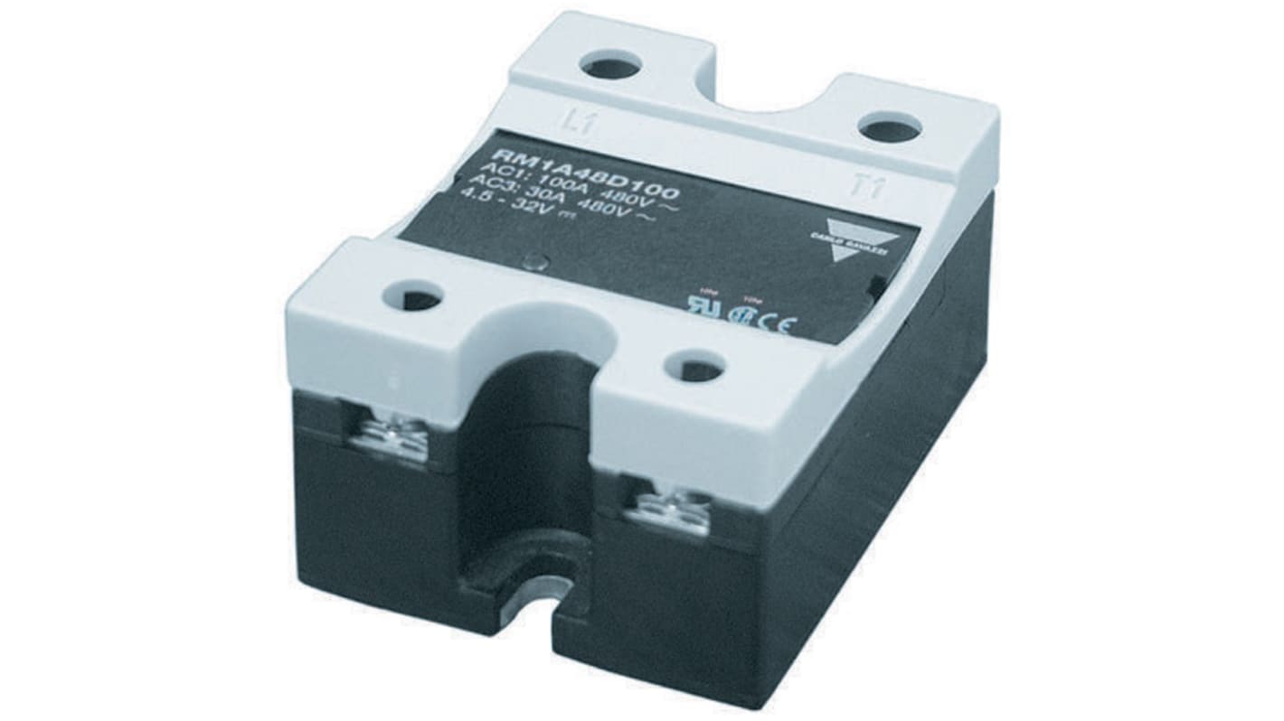 Relè a stato solido RM1A23A50, Montaggio a pannello, 50 A rms, 265 V, Zero Cross