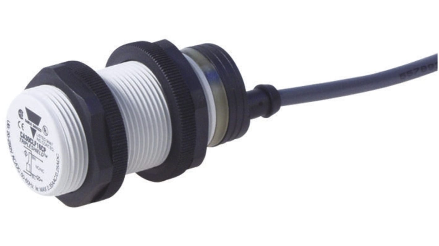Rs-Online Sensore di prossimità Cilindro filettato Carlo Gavazzi M30 rilevamento 25 mm 20 → 250 V c.a./c.c