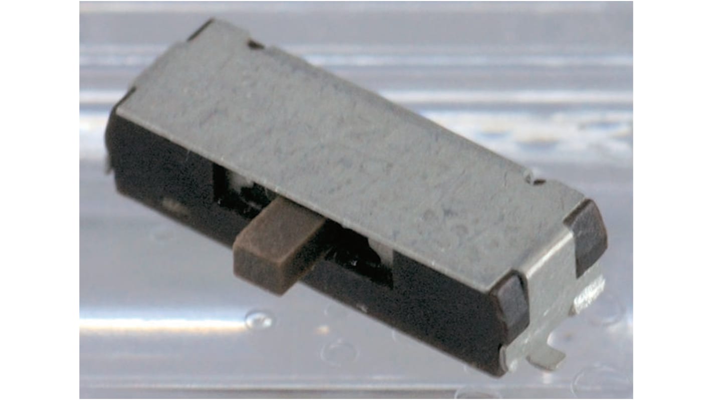 NKK Switches PCB Slide Switch SPDT Latching 100 mA @ 28 V ac/dc Slide
