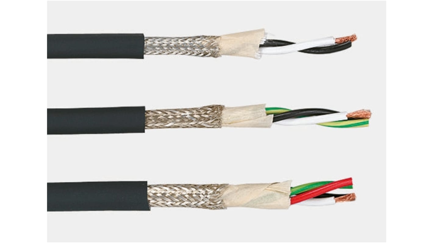300V EXT-2-SB/2517 2CX20 | 太陽ケーブルテック Control Cable 2芯 0.59 mm², シールド有 20  AWG | RS