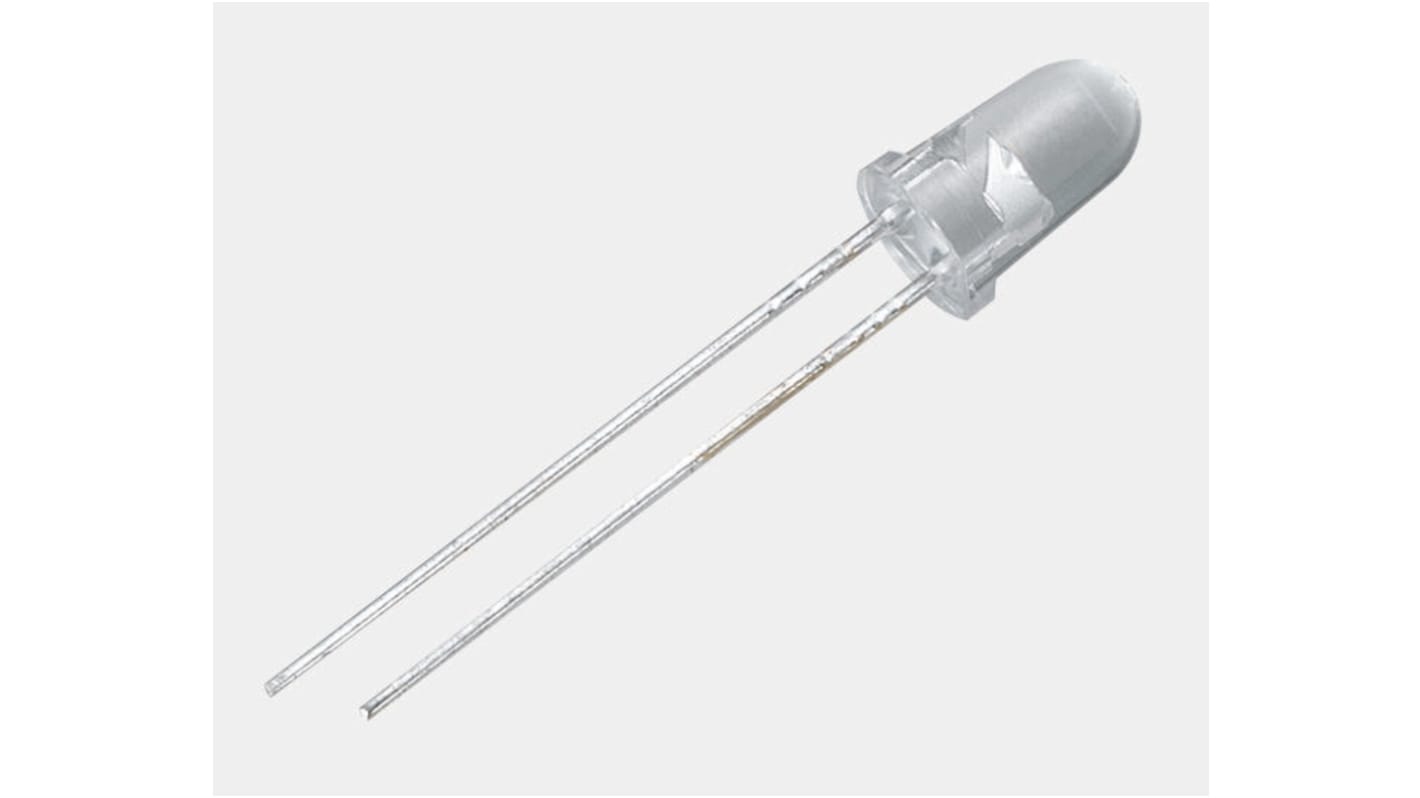 ROHM THT LED Orange 1.9 V, 25 ° 5 mm (T-1 3/4)