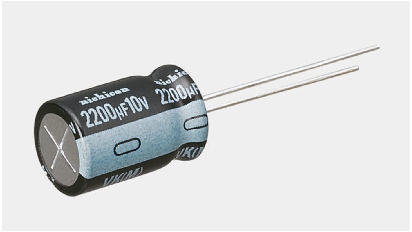 Nichicon 330μF Electrolytic Capacitor 25V dc, Through Hole - UVK1E331MPD