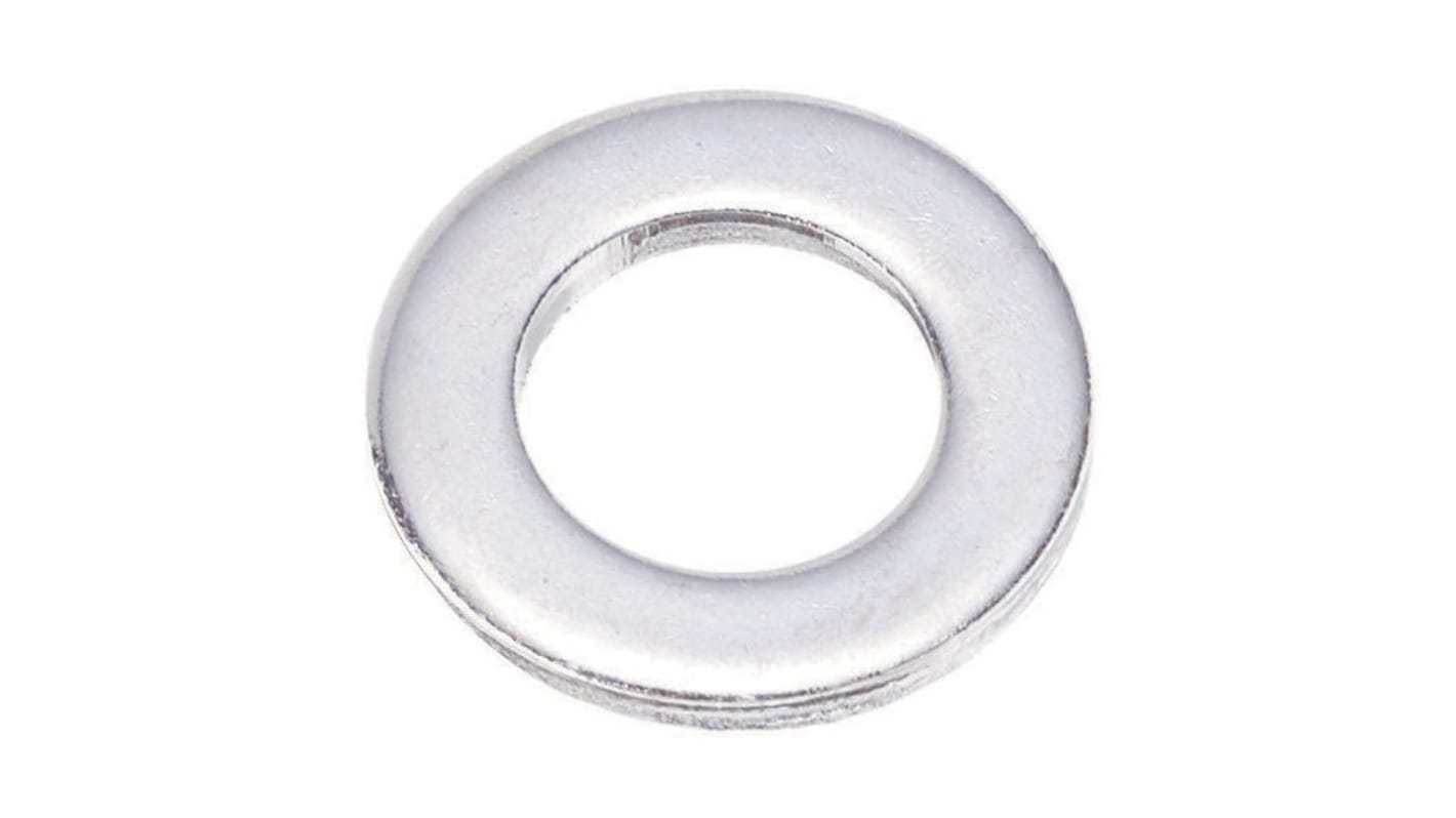 Yahata Neji Chrome Plated Steel Plain Washers, M4, JIS B 1256