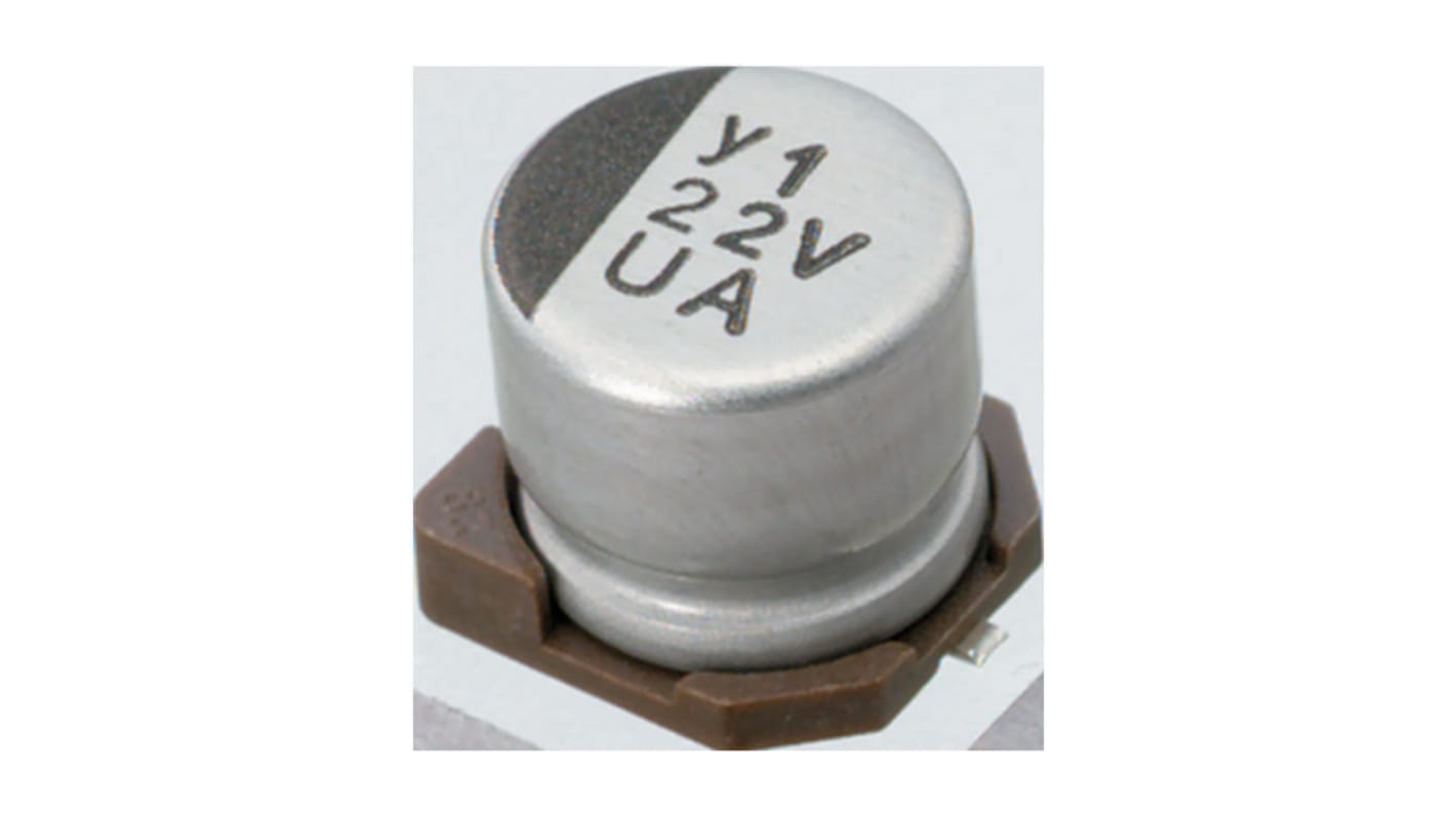 Nichicon 3.3μF Aluminium Electrolytic Capacitor 50V dc, Surface Mount - UUA1H3R3MCL