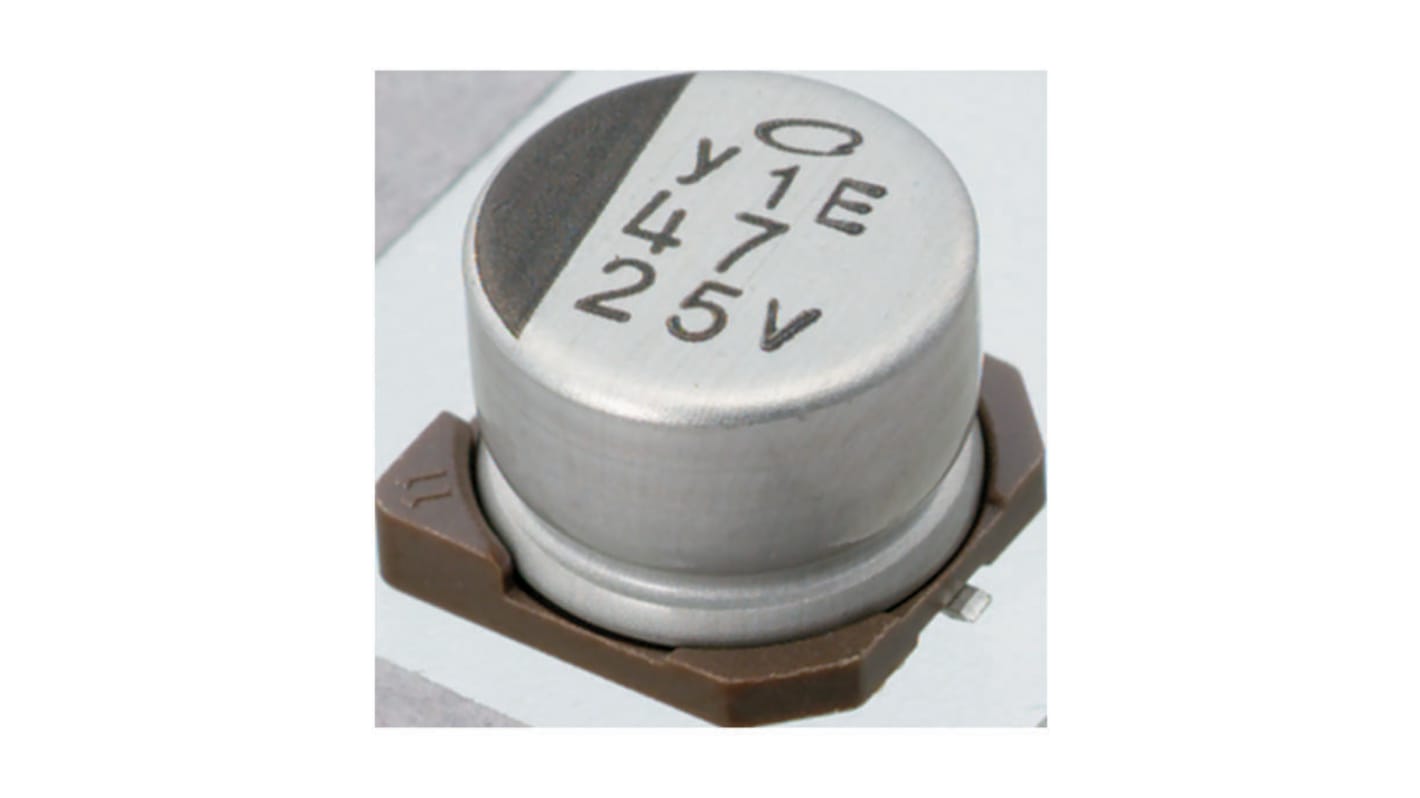 Condensatore Nichicon, serie WZ, 2.2μF, 50V cc, ±20%, +105°C, SMD