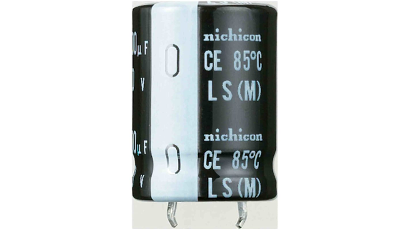 Nichicon LS, THT Elektrolyt Kondensator 4700μF ±20% / 100V dc, Ø 30mm x 50mm, +85°C