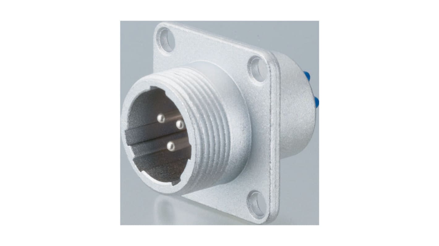 Nanahoshi Kagaku Circular Connector, 5 Contacts, Panel Mount, Socket, Male, NJC Series