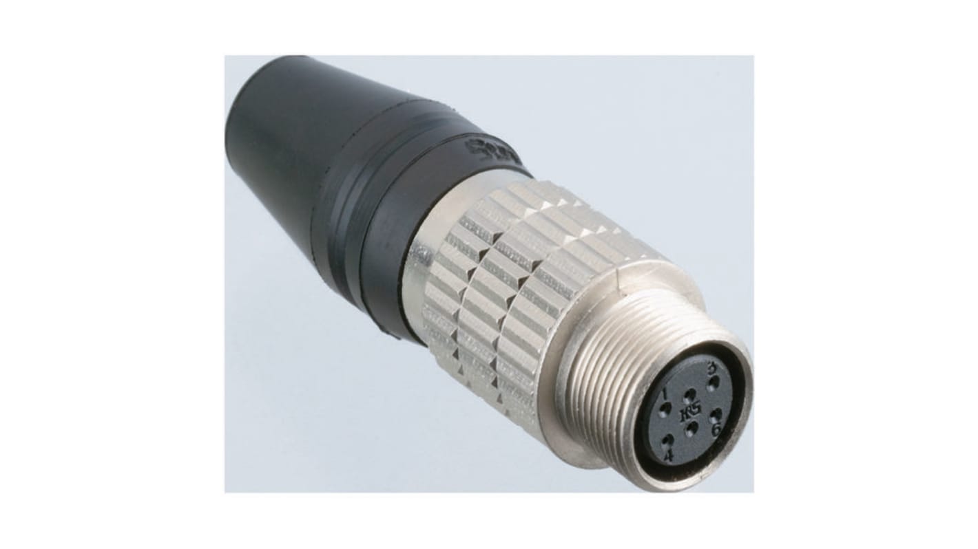 Hirose Connector, 8 Contacts, Cable Mount, Socket, Female, HR25 Series
