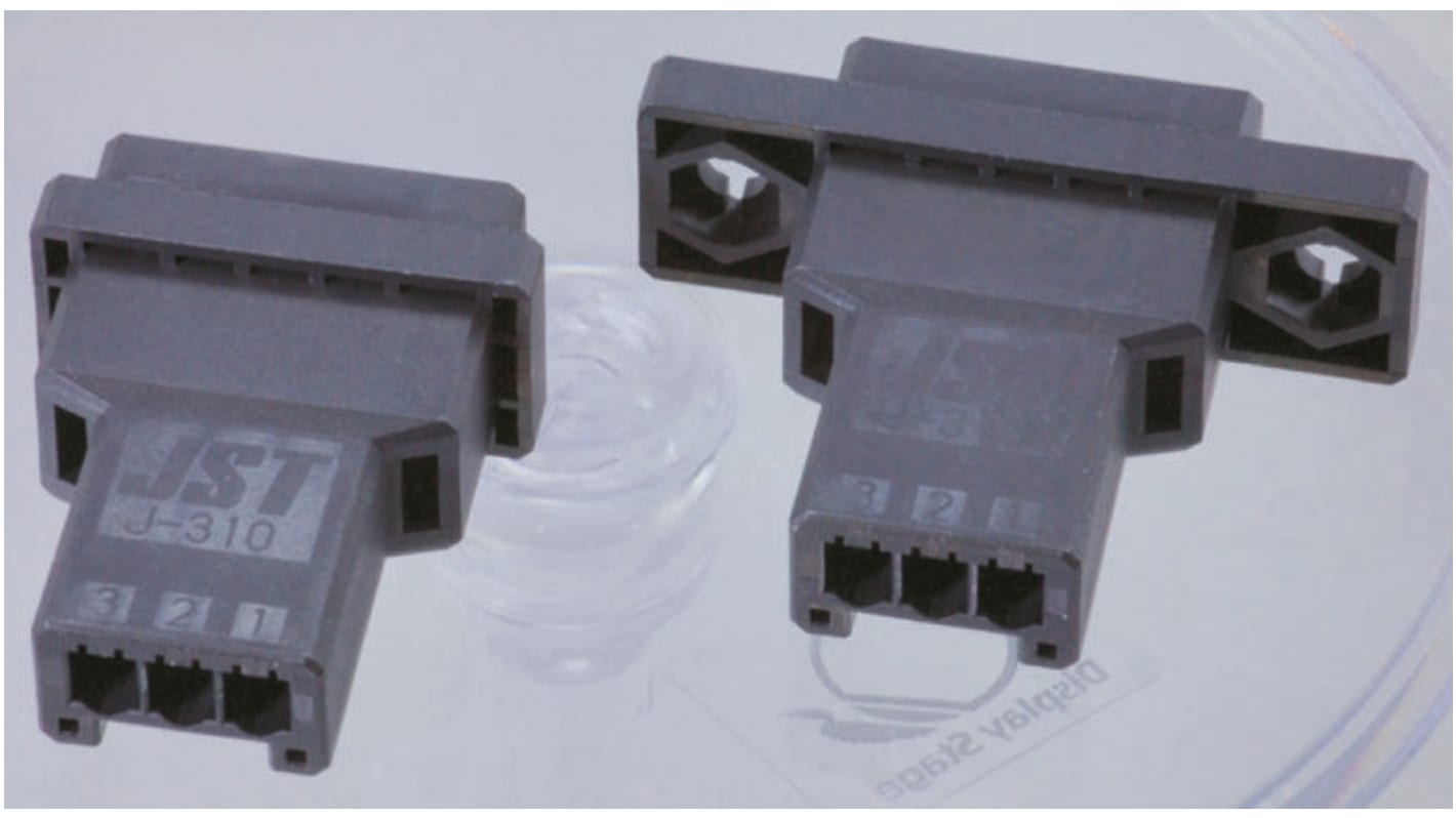 JST Male Connector Housing, 3.81mm Pitch, 3 Way, 1 Row