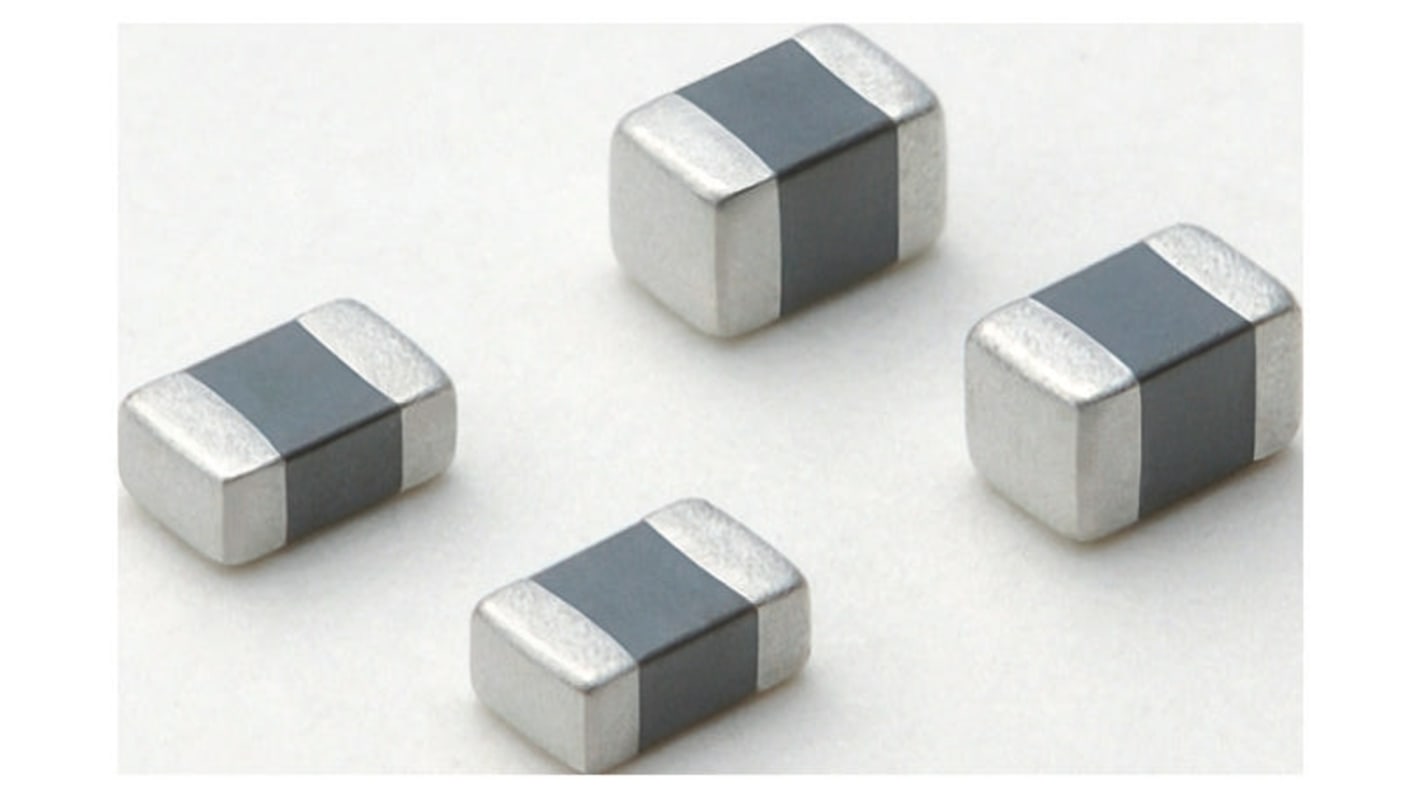 TDK, 0805 (2012M) Shielded Multilayer Surface Mount Inductor with a Ferrite Core, 1 μH ±20% Multilayer 600mA Idc