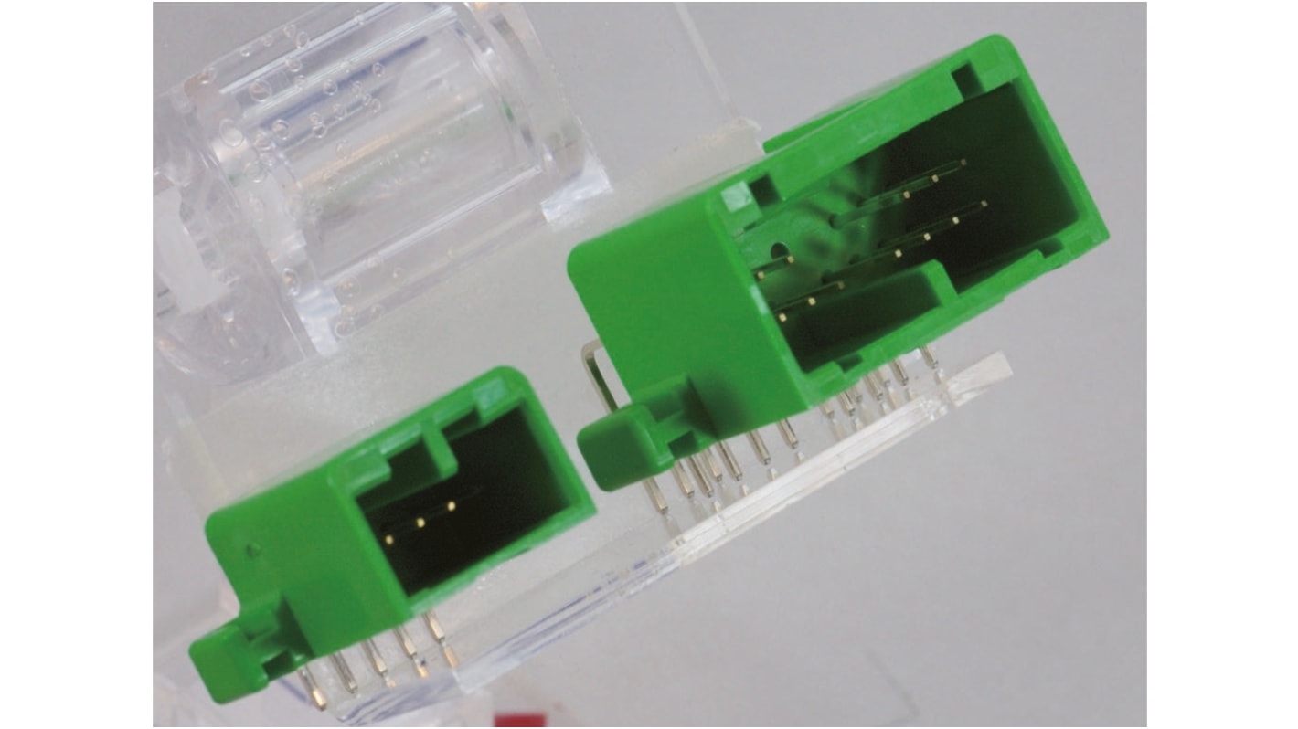 JAE IL-AG7 Series Right Angle Through Hole PCB Header, 22 Contact(s), 2.5mm Pitch, 2 Row(s), Shrouded