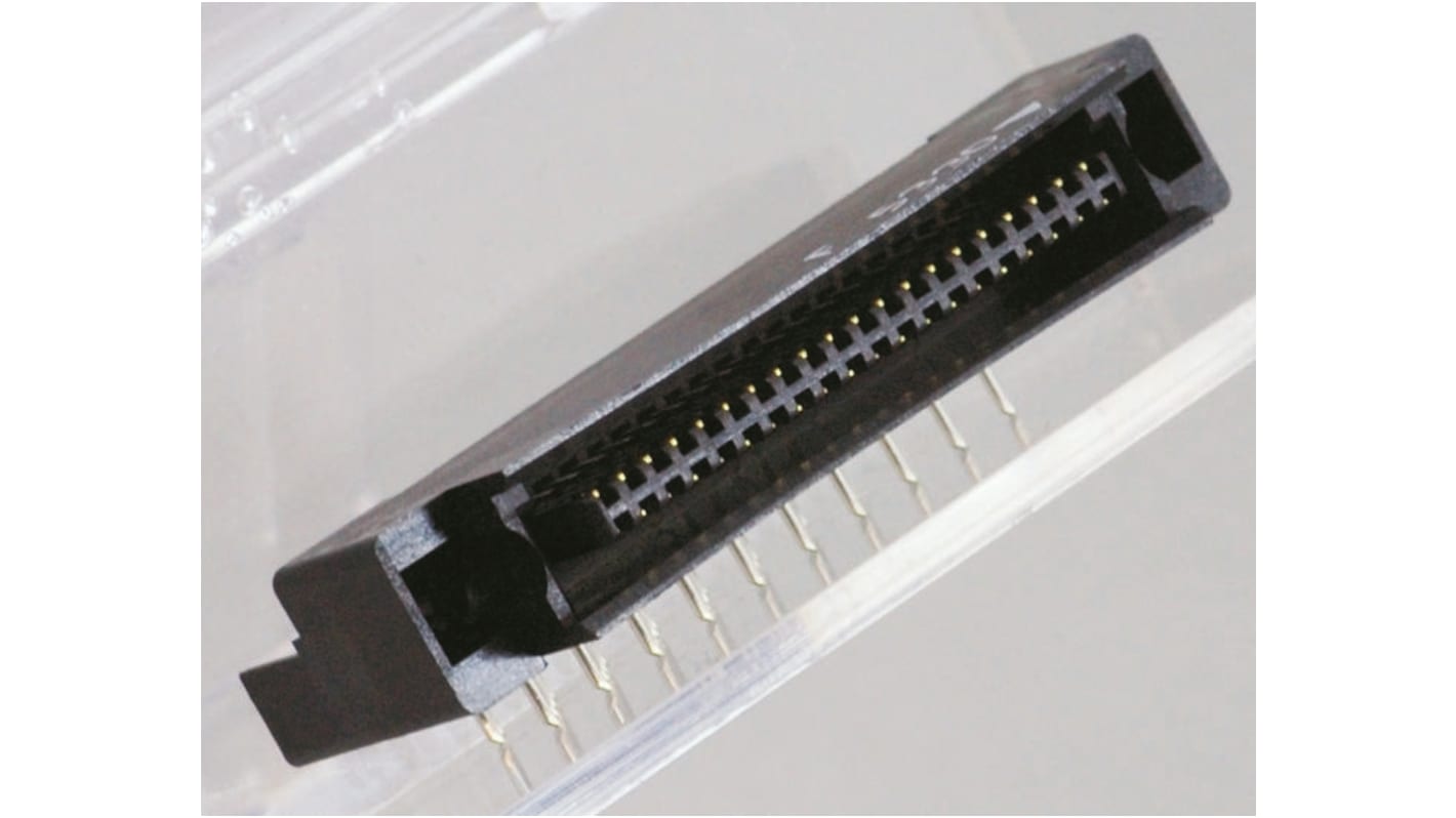 KEL Corporation 8800 Series Right Angle Through Hole PCB Header, 80 Contact(s), 1.27mm Pitch, 2 Row(s), Shrouded