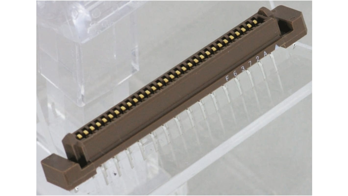 KEL Corporation 8900 Series Straight Through Hole Mount PCB Socket, 40-Contact, 2-Row, 2.54mm Pitch, Solder Termination