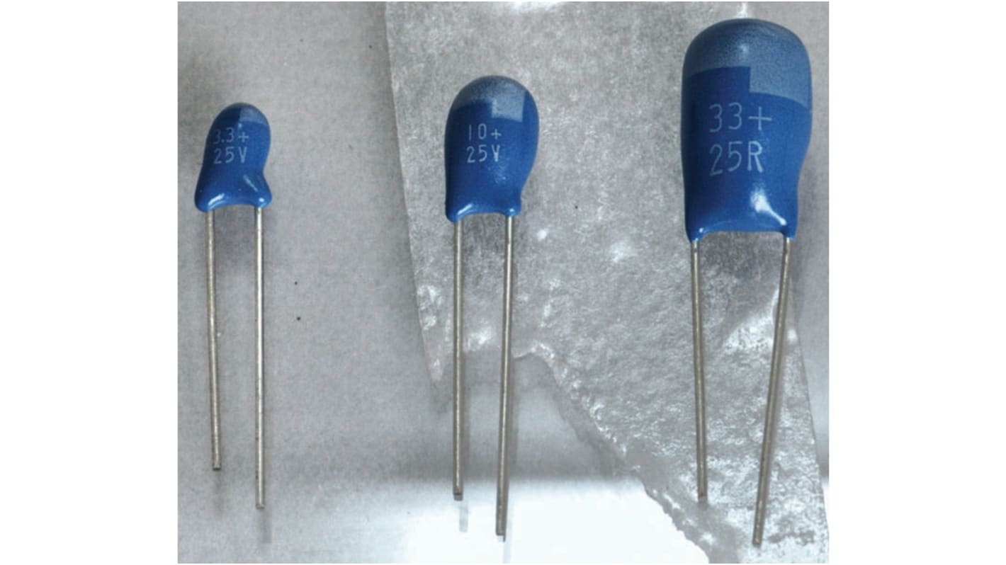 松尾電機 タンタルコンデンサ,4.7μF,35V dc,204N3502 475K4 | RS