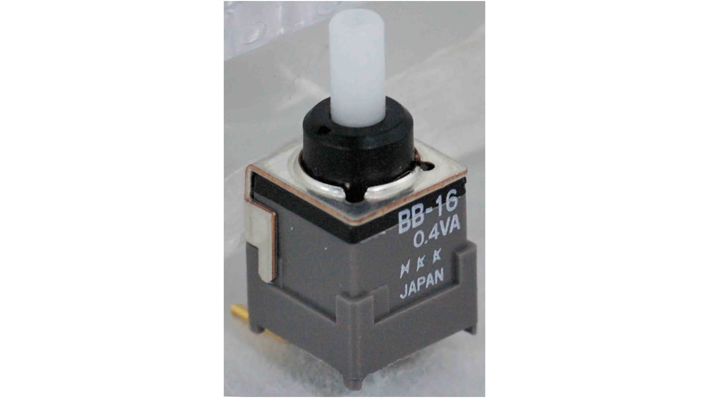 BB-16AH | NKK Switches 押しボタンスイッチ, ラッチ, SPDT, 0.4