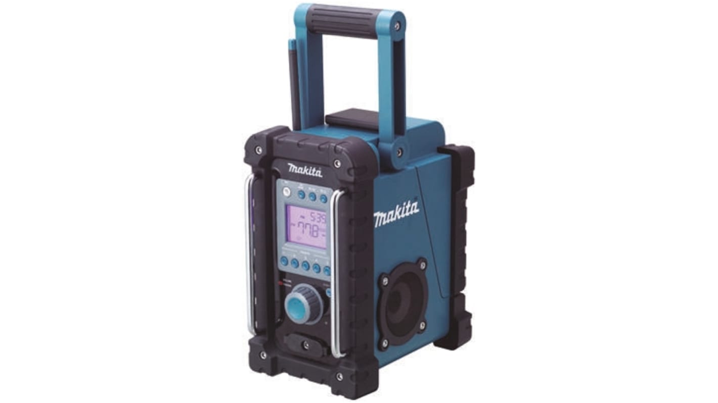 Makita BMR100 Power Tool Charger, 9.6 V, 24 V for use with Makita AM/FM Job Site Radio