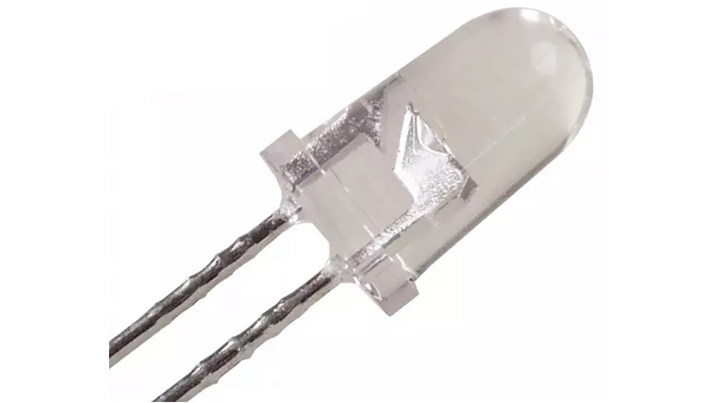 ROHM THT LED Rot 1,9 V, 10° 5 mm (T-1 3/4) 125mW