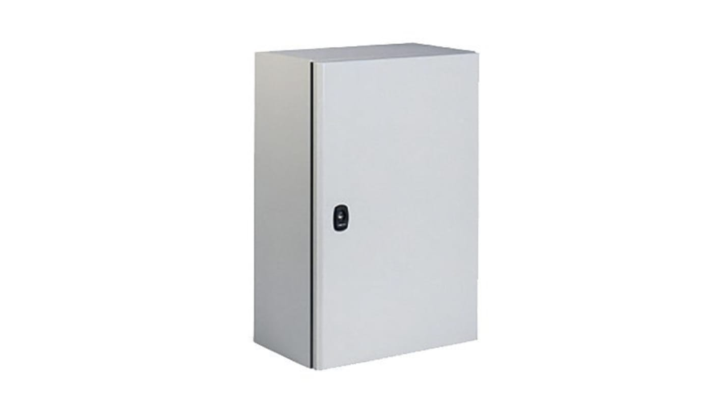 Nástěnná krabice, řada: PanelSet S3D IP66 s prostými dvířky Ocel Šedá 1200 x 800 x 300mm RAL 7035