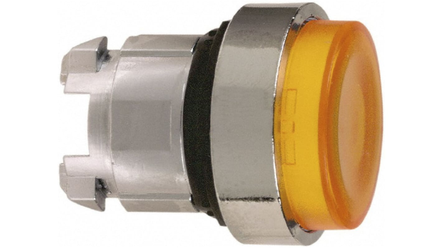 Schneider Electric Harmony XB4 Series Orange Spring Return Push Button Head, 22mm Cutout, IP66, IP67, IP69K