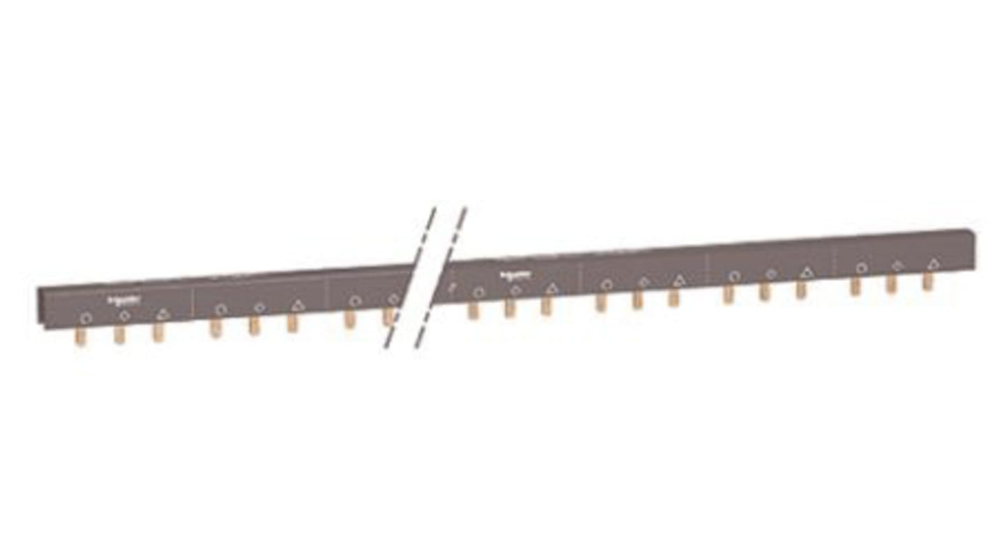Schneider Electric Acti 9 3 Phase Busbar, 415V ac, 18mm Pitch
