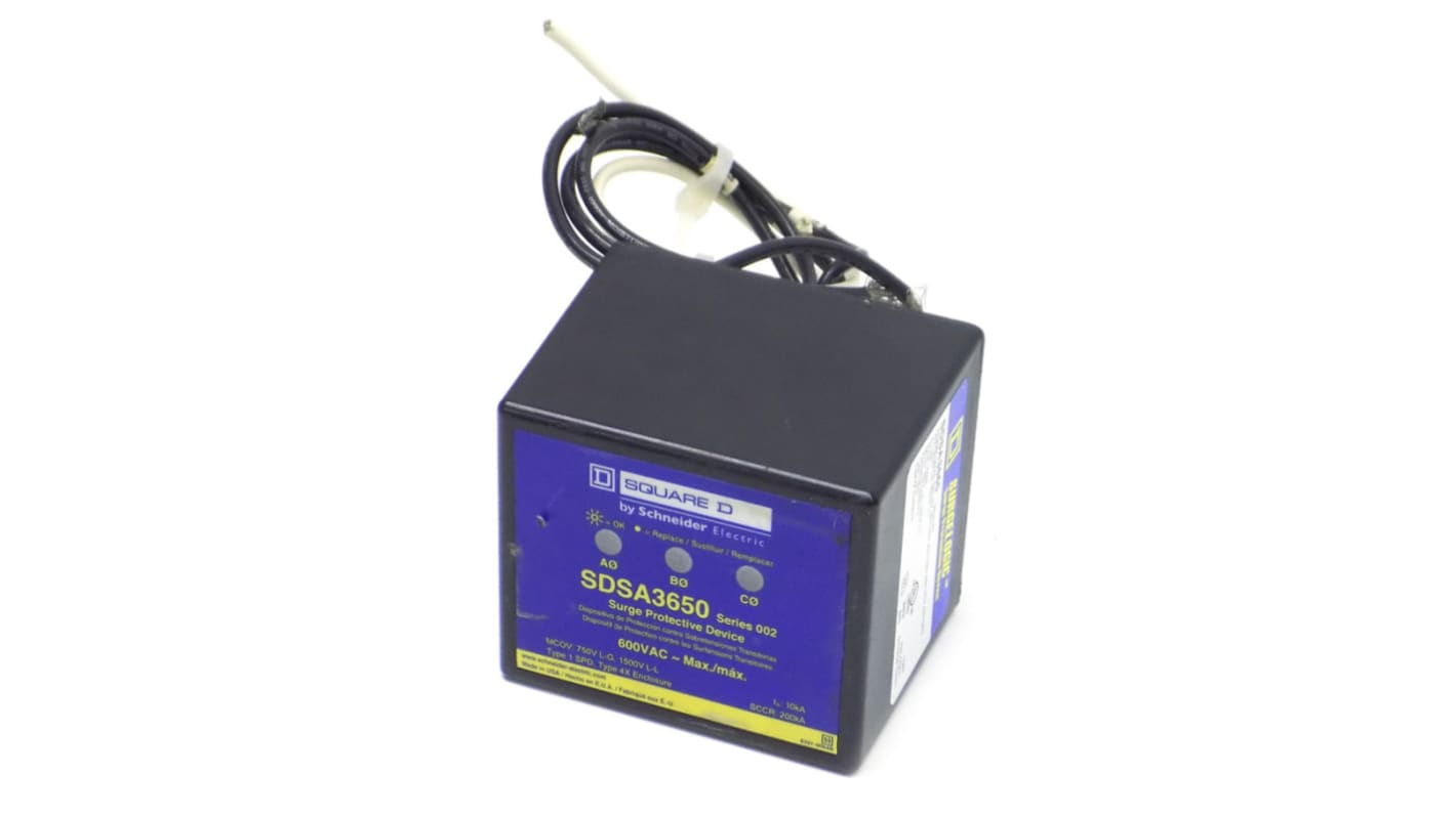 Schneider Electric 3 Phase Surge Protector, 40kA